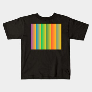 Scenic Gradient Stripes Kids T-Shirt